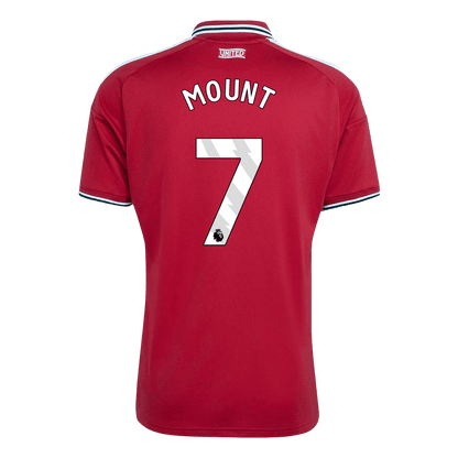 MOUNT #7 Manchester United Home Football Shirt 26/27 Red