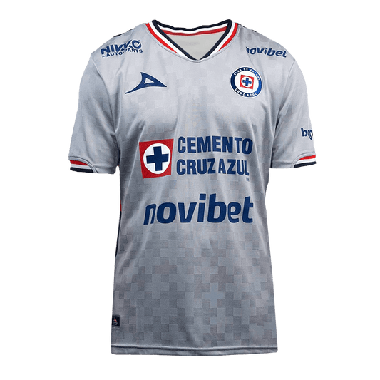 Cruz Azul Away Soccer Jersey 2025/26 Gray