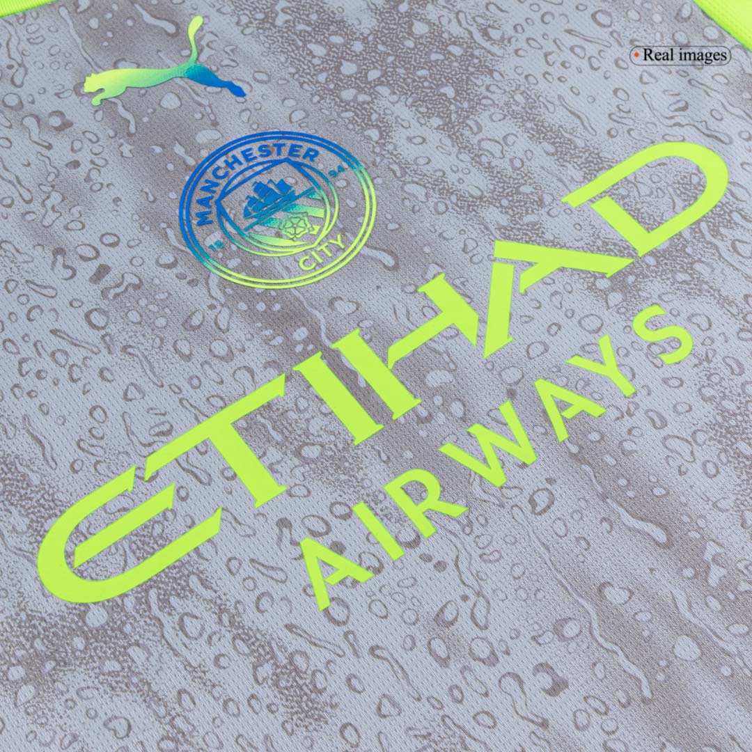 Manchester City Third Away Soccer Jersey Kit(Jersey+Shorts+Socks) 2025/26