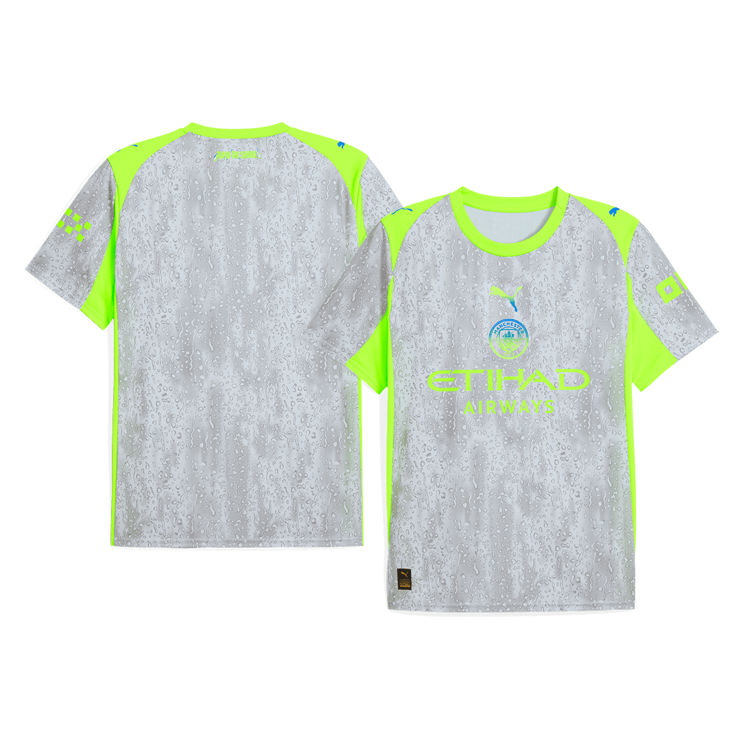 Manchester City Third Away Soccer Jersey Kit(Jersey+Shorts+Socks) 2025/26