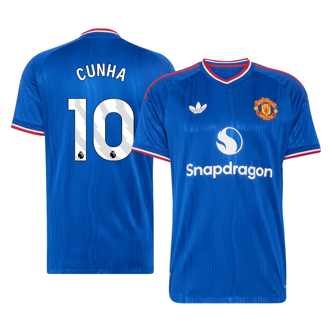 Authentic CUNHA #10 Manchester United Away Soccer Jersey 2026/27