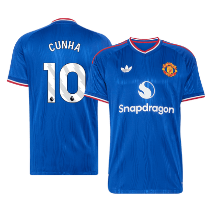 Authentic CUNHA #10 Manchester United Away Soccer Jersey 2026/27