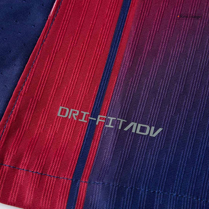 AuthenticF.DE JONG #21  Barcelona Home Soccer Jersey 2025/26 Red&Blue