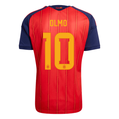 OLMO #10 Spain Home Soccer Jersey World Cup 2026 Red