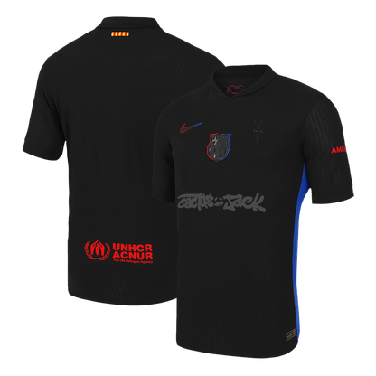 Authentic Barcelona X Travis Scott Away Soccer Jersey 2024/25 Black