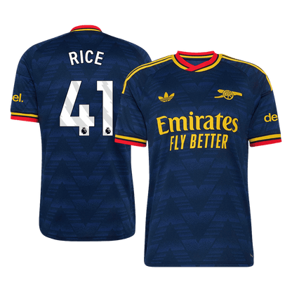 RICE #41 Arsenal Away Soccer Jersey 2026/27 Royal Blue