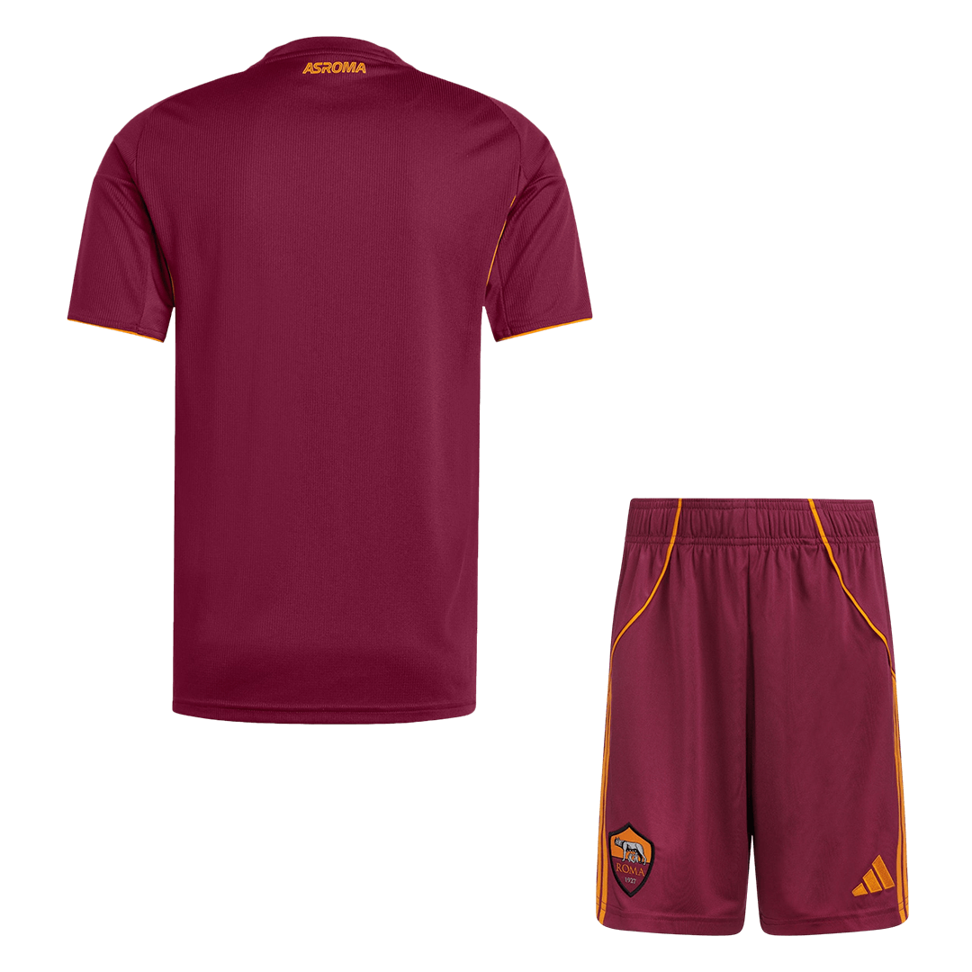 Roma Home Soccer Jersey Kit(Jersey+Shorts) 2025/26