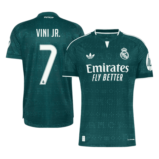Authentic VINI JR. #7 Real Madrid Away Soccer Jersey 2026/27
