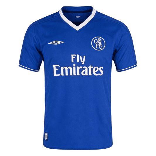 Men Retro Fan Version Chelsea Home Soccer Jersey 2003/05 Blue