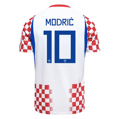 Authentic MODRIĆ #10 Croatia Home Soccer Jersey 2026