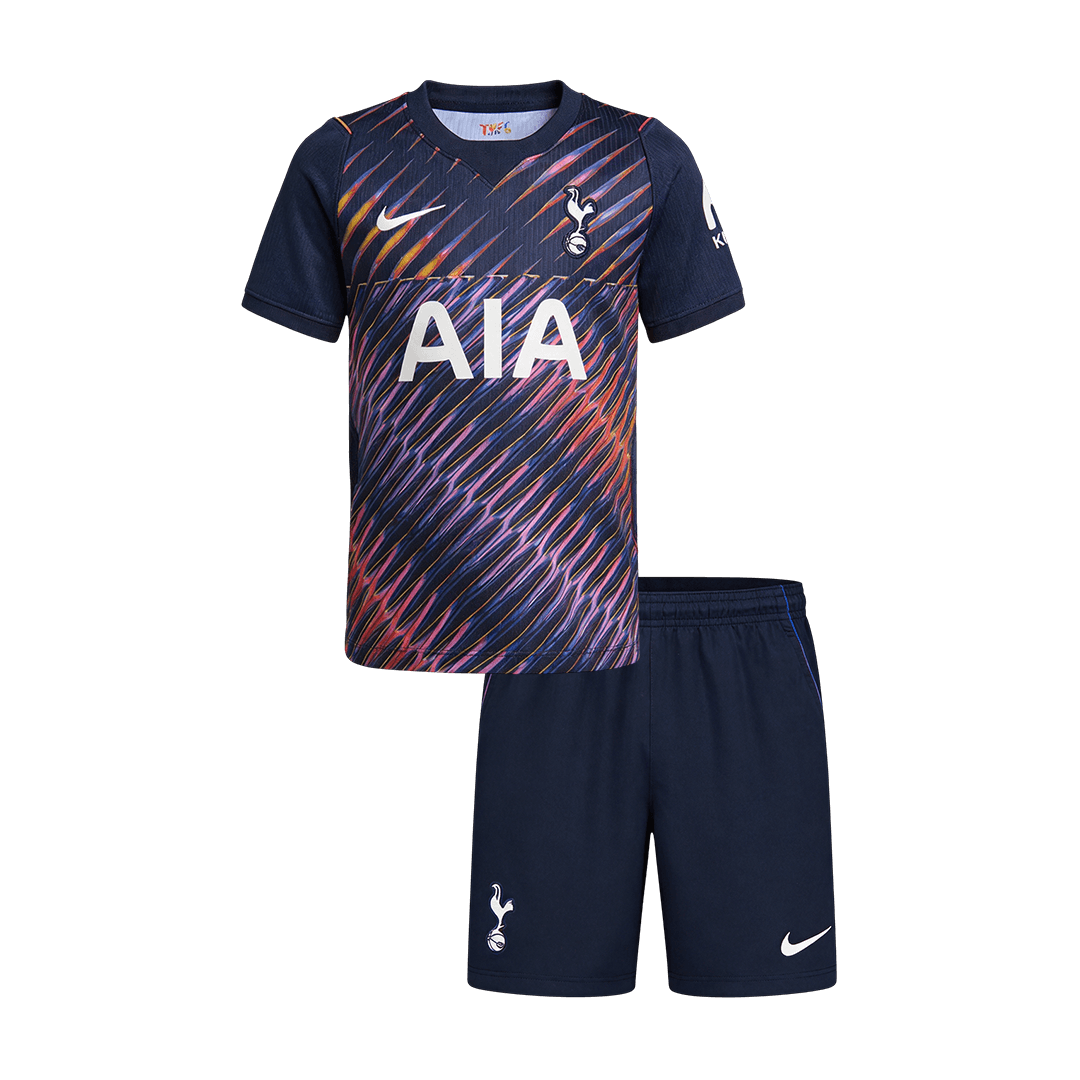 Kids Tottenham Hotspur Away Soccer Jersey Kit (Jersey+Shorts) 2026/27 Navy