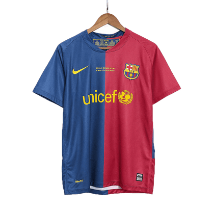 Retro MESSI #10 2008/09 Barcelona Home Soccer Jersey - UCL