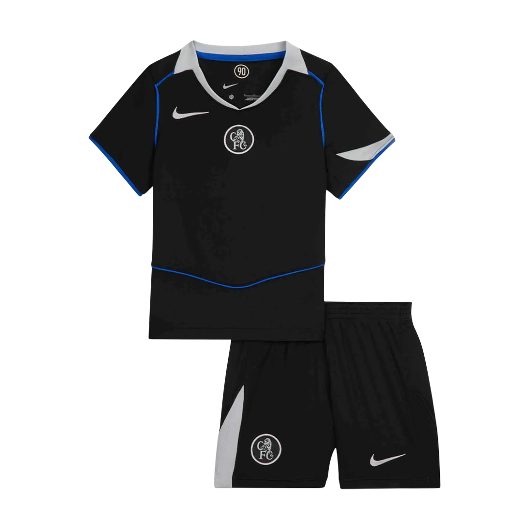 Kid's Chelsea Third Away Soccer Jersey Kit(Jersey+Shorts) 2025/26