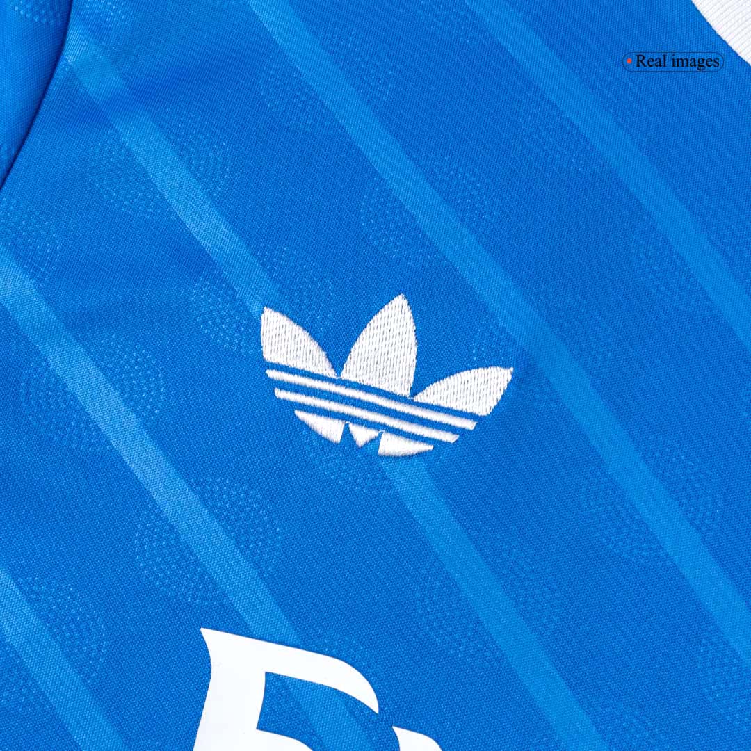 Real Madrid Third Away Long Sleeve Soccer Jersey 2025/26 Blue