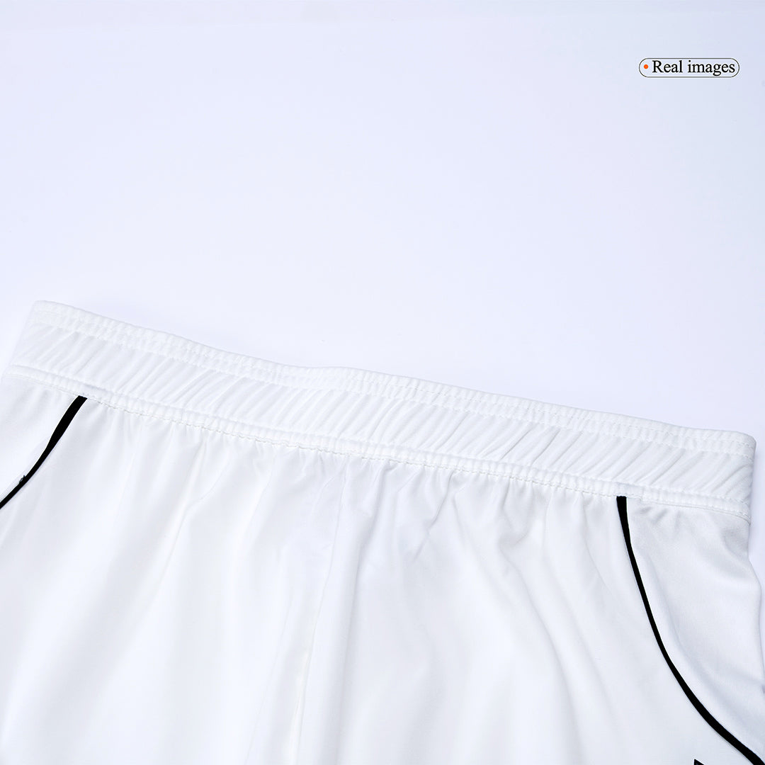 Authentic Manchester United Home Soccer Shorts 25/26 White