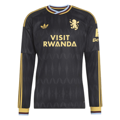Aston Villa Away Long Sleeve Soccer Jersey 2026/27 Black