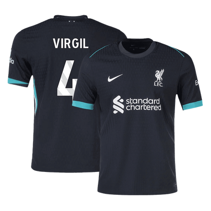 Authentic VIRGIL #4 Liverpool Away Soccer Jersey 2024/25
