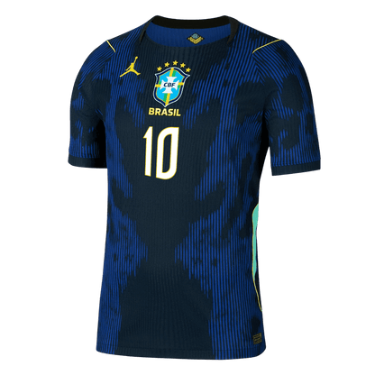 Authentic NEYMAR JR. #10 Brazil Away Soccer Jersey 2026