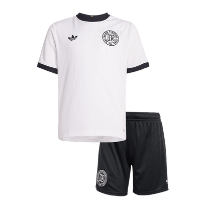 Kid's Germany 125th Anniversary Soccer Jersey Kit(Jersey+Shorts) 2025 White