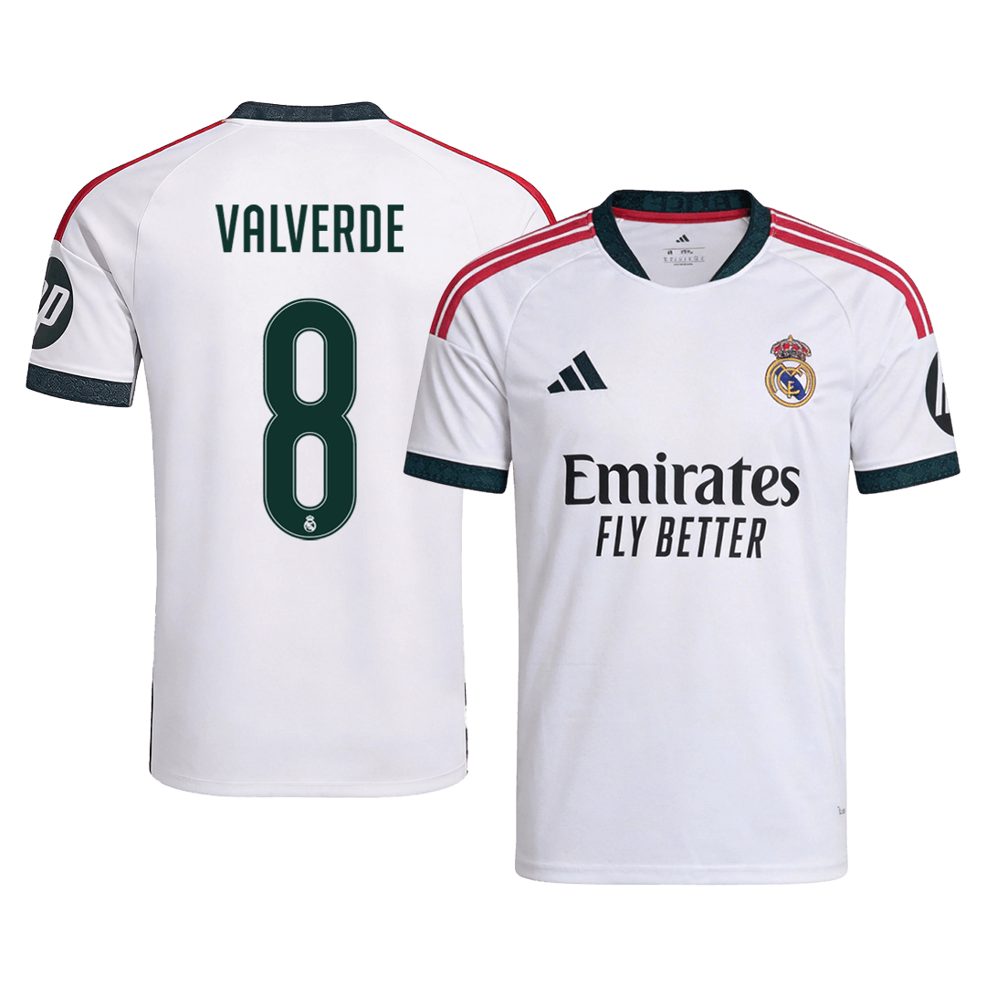 VALVERDE #8 Real Madrid Home Football Jersey 26/27 White