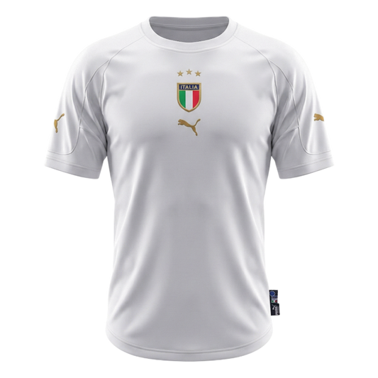 Retro 2004 Italy Away Soccer Jersey