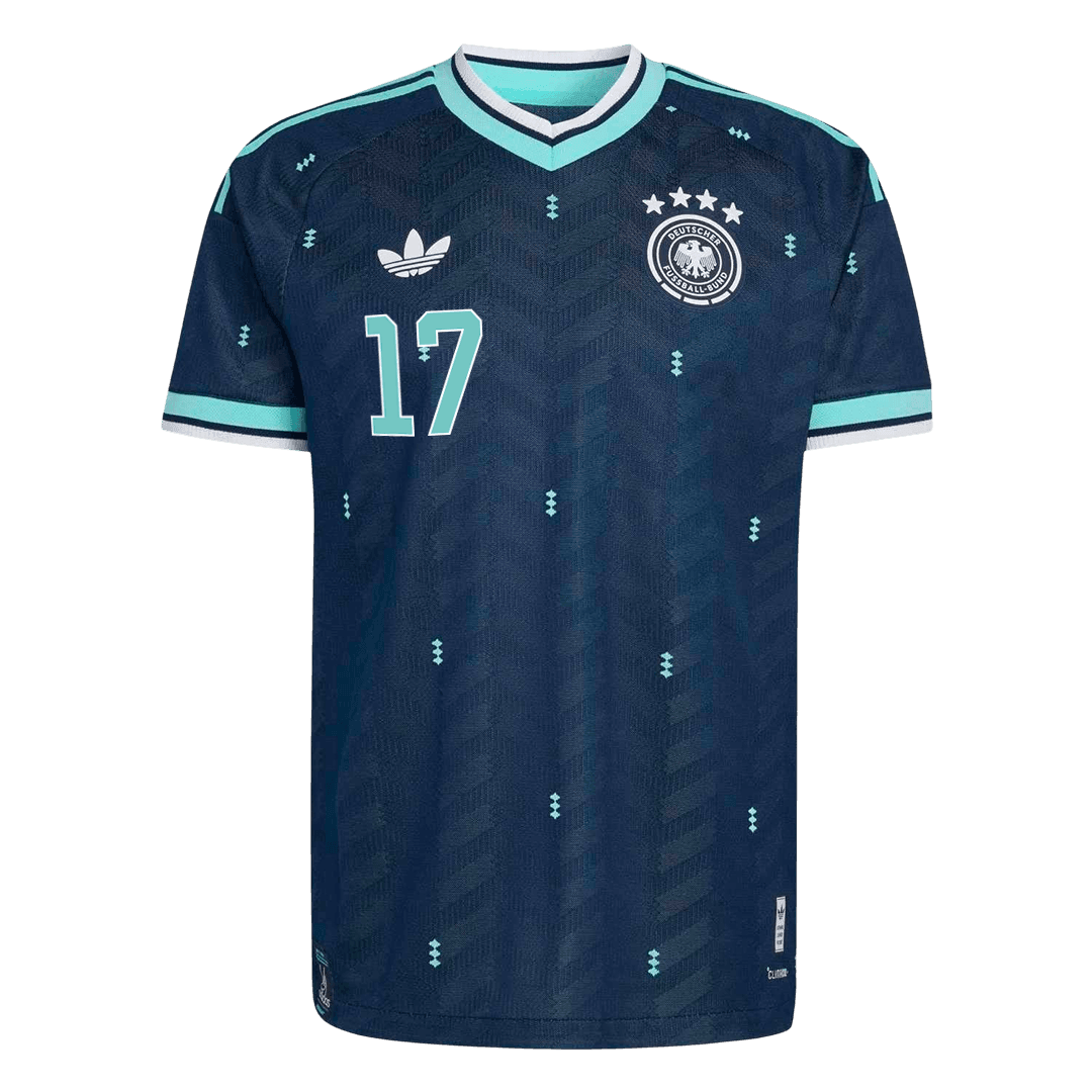 Player Version WIRTZ #17 Germany Away Soccer Jersey 2026