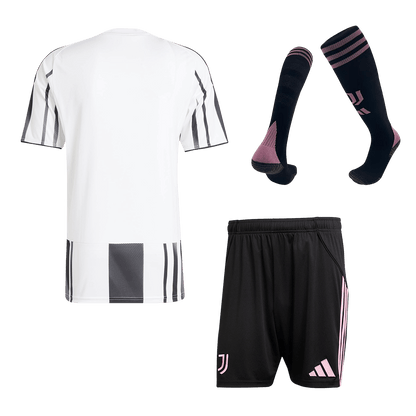 Juventus Home Soccer Jersey Kit(Jersey+Shorts+Socks) 2025/26