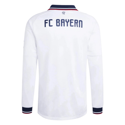 Bayern Munich Away Long Sleeve Soccer Jersey 2026/27 White