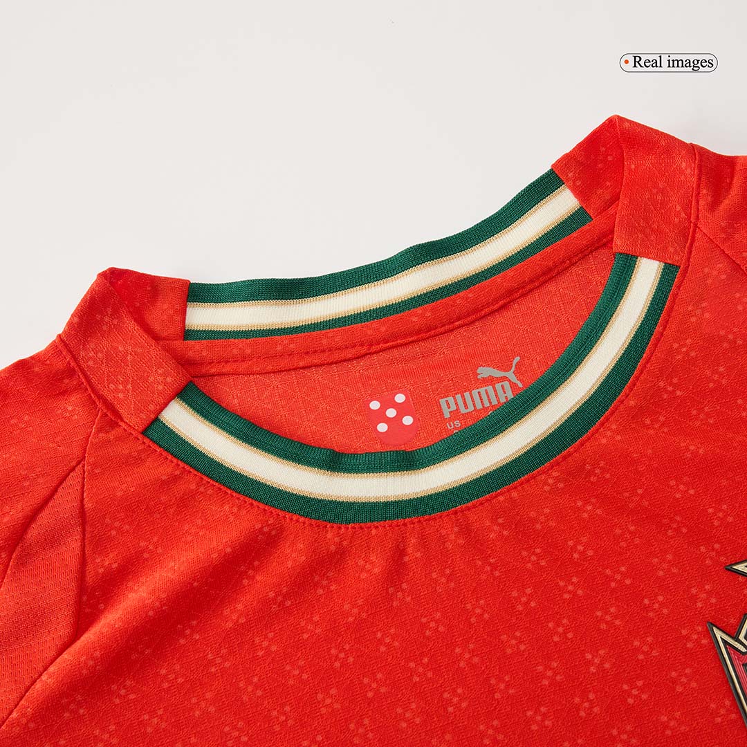 RONALDO #7 Authentic Portugal Home Soccer Jersey 2025 Red