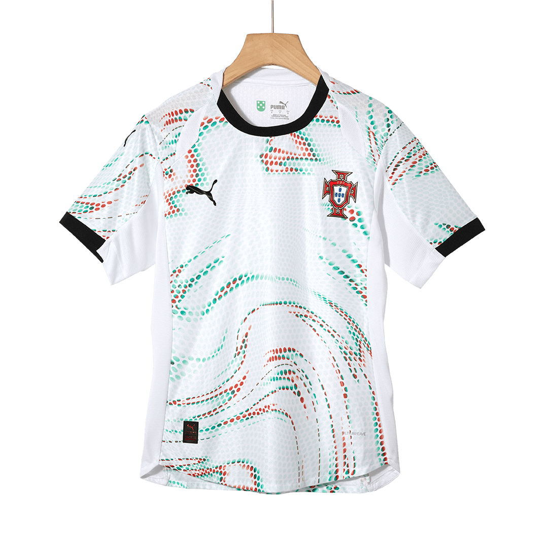 RONALDO #7 Authentic Portugal Away Soccer Jersey 2025 White