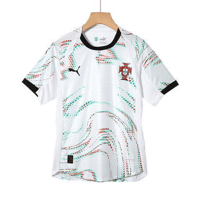 RONALDO #7 Authentic Portugal Away Soccer Jersey 2025 White