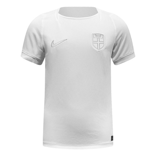 Men Fan Norway Third Soccer Jersey World Cup 2026 White