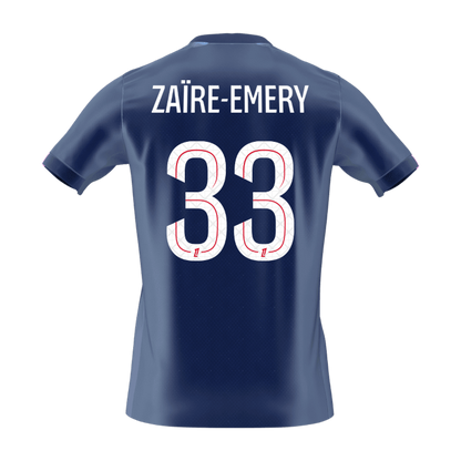 ZAïRE EMERY #33 PSG Home Soccer Jersey 2025/26