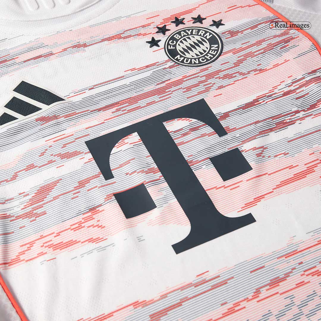 Authentic  MÜLLER  #25 Bayern Munich Away Soccer Jersey 2025/26 White