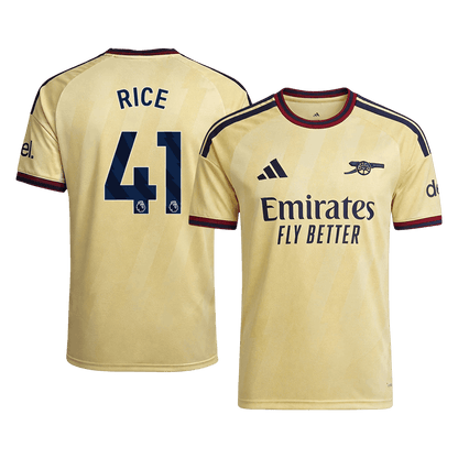 RICE #41 Arsenal Third Soccer Jersey 2026/27 Yellow