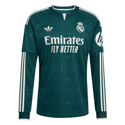 Real Madrid Away Long Sleeve Soccer Jersey 2026/27 Green