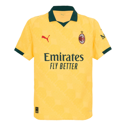 Authentic AC Milan Third Away Soccer Jersey 2025/26 Yellow