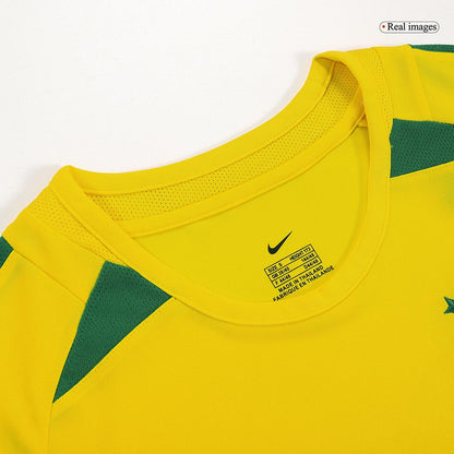 Retro RONALDINHO #11 2002/03 Brazil Home Soccer Jersey