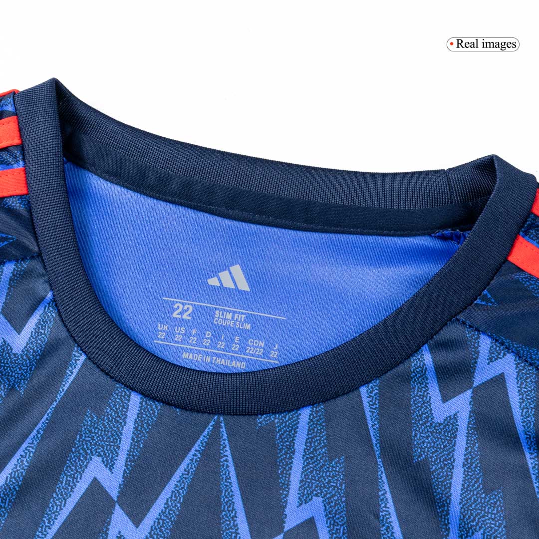 Kid's Arsenal Away Soccer Jersey Kit(Jersey+Shorts) 2025/26 Blue