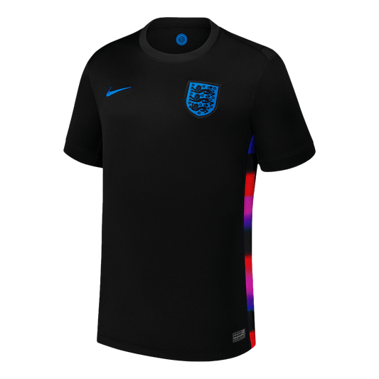 Men's England Away Soccer Jersey 2025 Black - Women's Euro