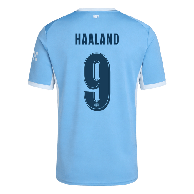 HAALAND #9 Manchester City Home Soccer Jersey 26/27 Blue - UCL