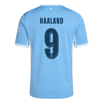 HAALAND #9 Manchester City Home Soccer Jersey 26/27 Blue - UCL