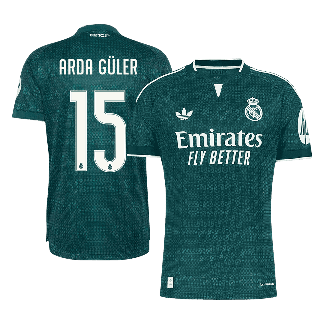Player Version ARDA GÜLER #15 Real Madrid Away Football Jersey 2026/27
