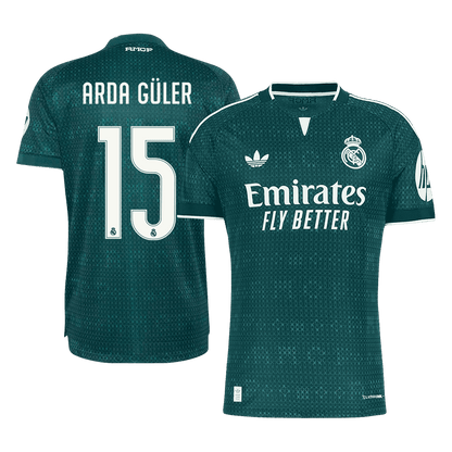Player Version ARDA GÜLER #15 Real Madrid Away Football Jersey 2026/27