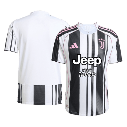 Authentic Juventus Home Soccer Jersey 2025/26 Black&White