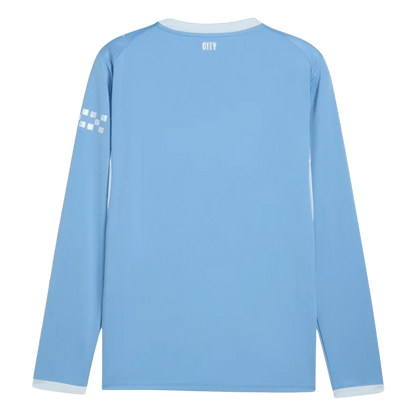 Manchester City Home Long Sleeve Soccer Jersey 2026/27 Blue