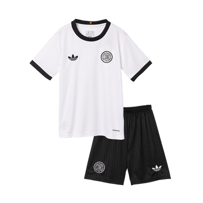 Kid's Germany 125th Anniversary Soccer Jersey Kit(Jersey+Shorts) 2025 White