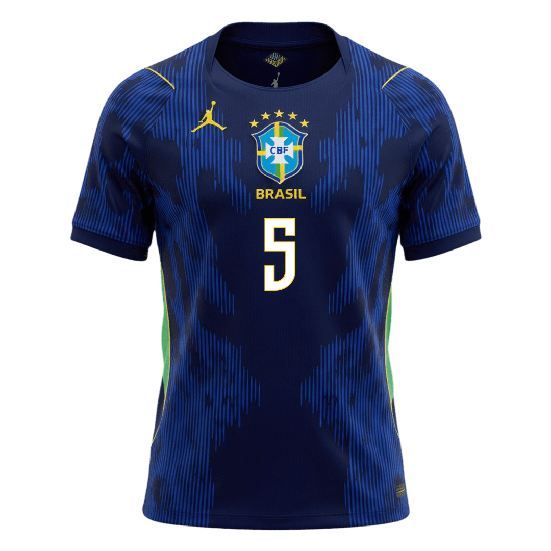 CASEMIRO #5 Brazil Away Soccer Jersey World Cup 2026 Navy