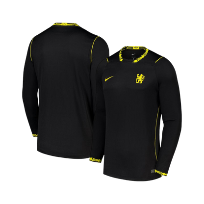 Chelsea Away Long Sleeve Soccer Shorts 2026/27 Black
