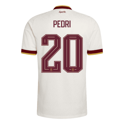 Authentic PEDRI #20 Spain Away Soccer Jersey 2026